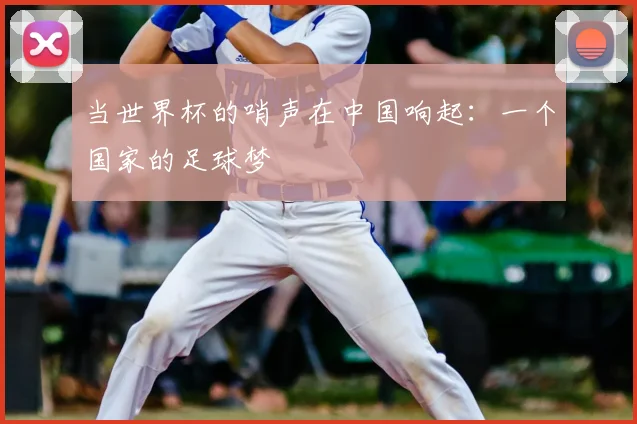 当世界杯的哨声在中国响起：一个国家的足球梦